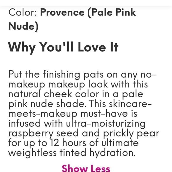 LAURA MERCIER Moisturizing Cream Blush in Provence Pale Pink Nude NEW - Picture 8 of 12